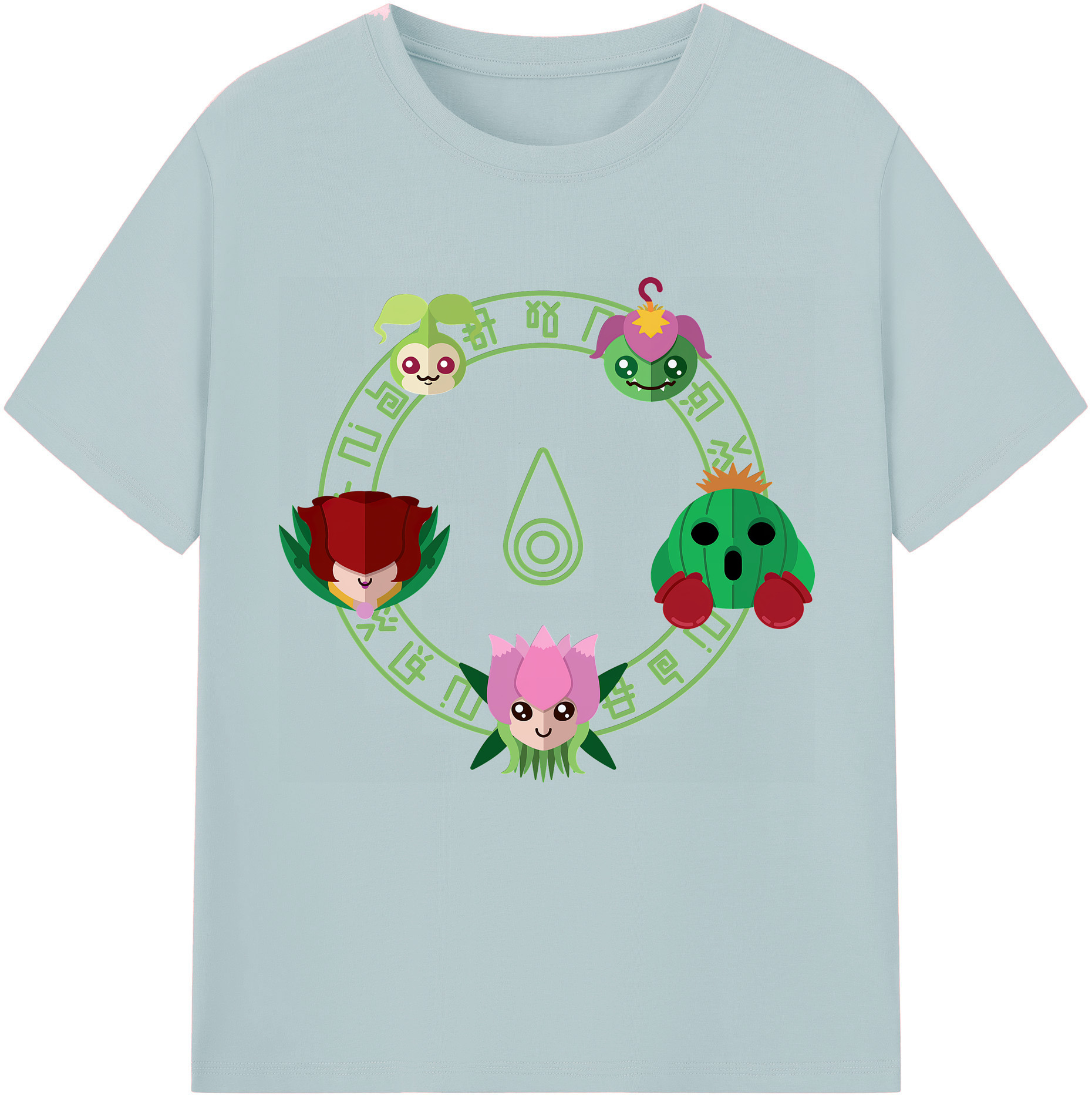 （画像用） Digimon デジタルモンスター/デジモン 綿100％半袖Tシャツ（フロントプリント）